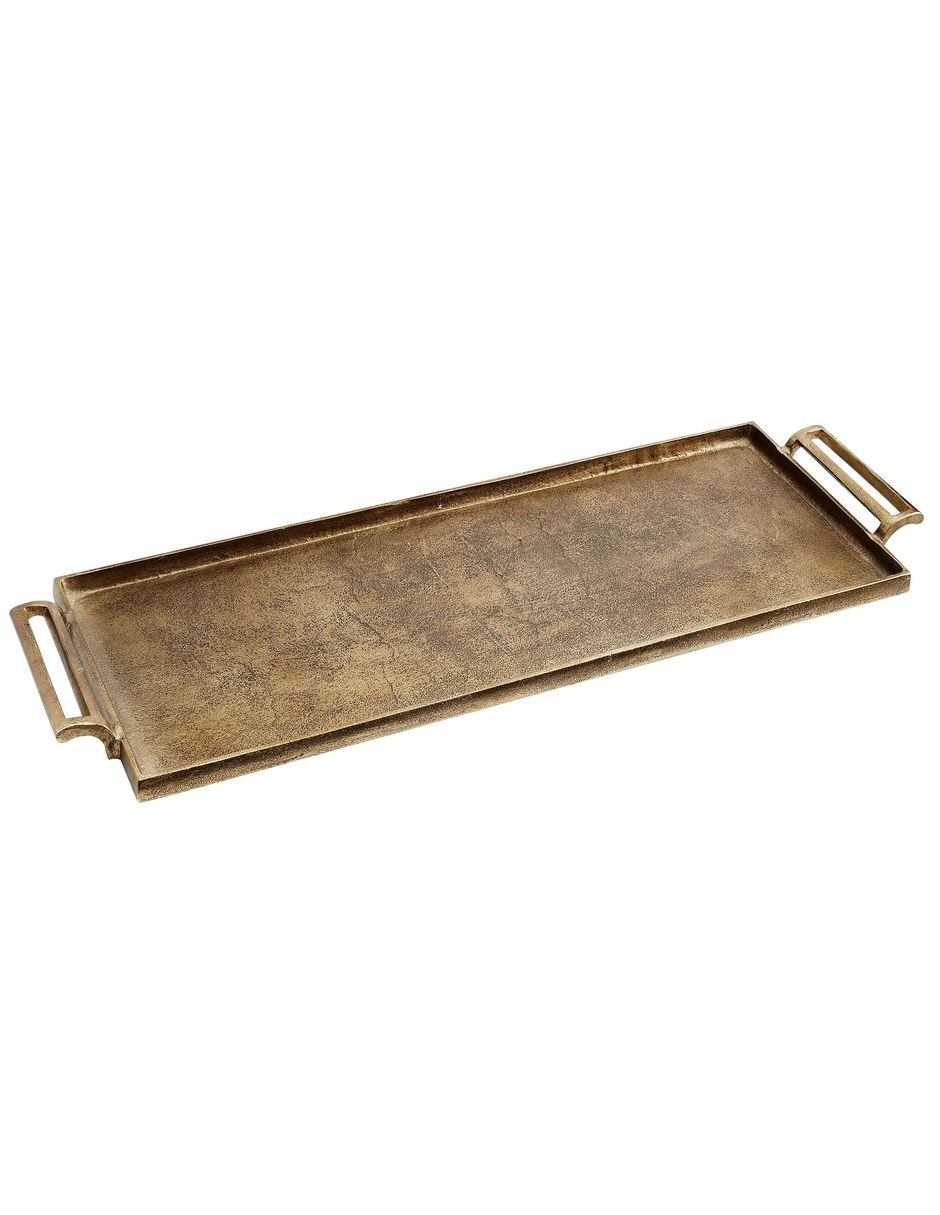 Bandeja decorativa Antiqued Metal