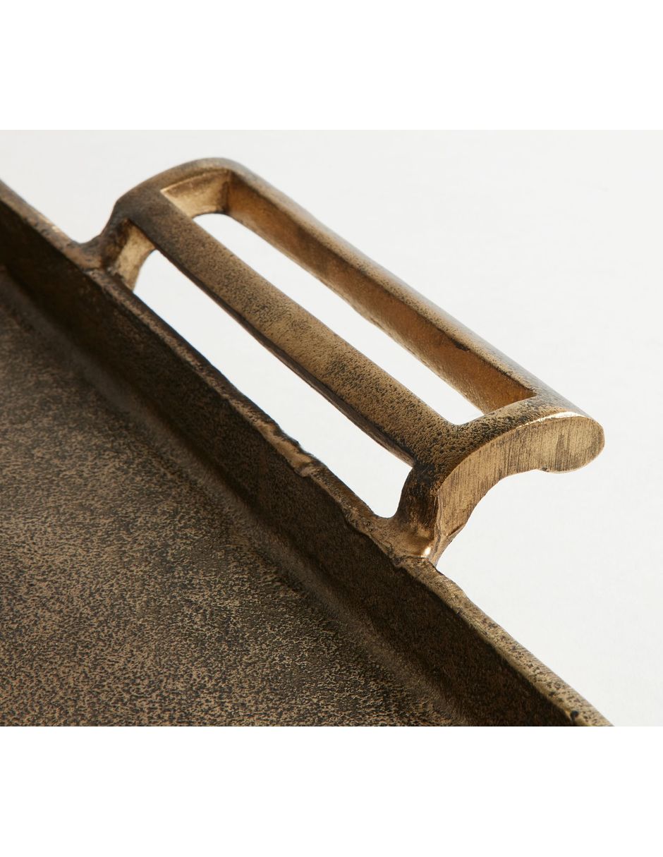 Bandeja decorativa Antiqued Metal 2