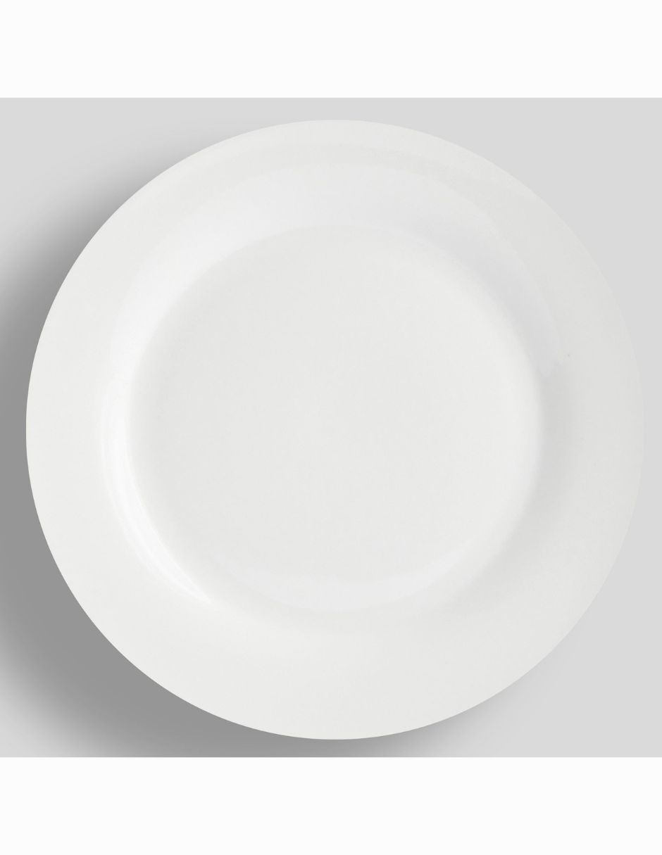 Set plato trinche caterers's box de porcelana 12 piezas