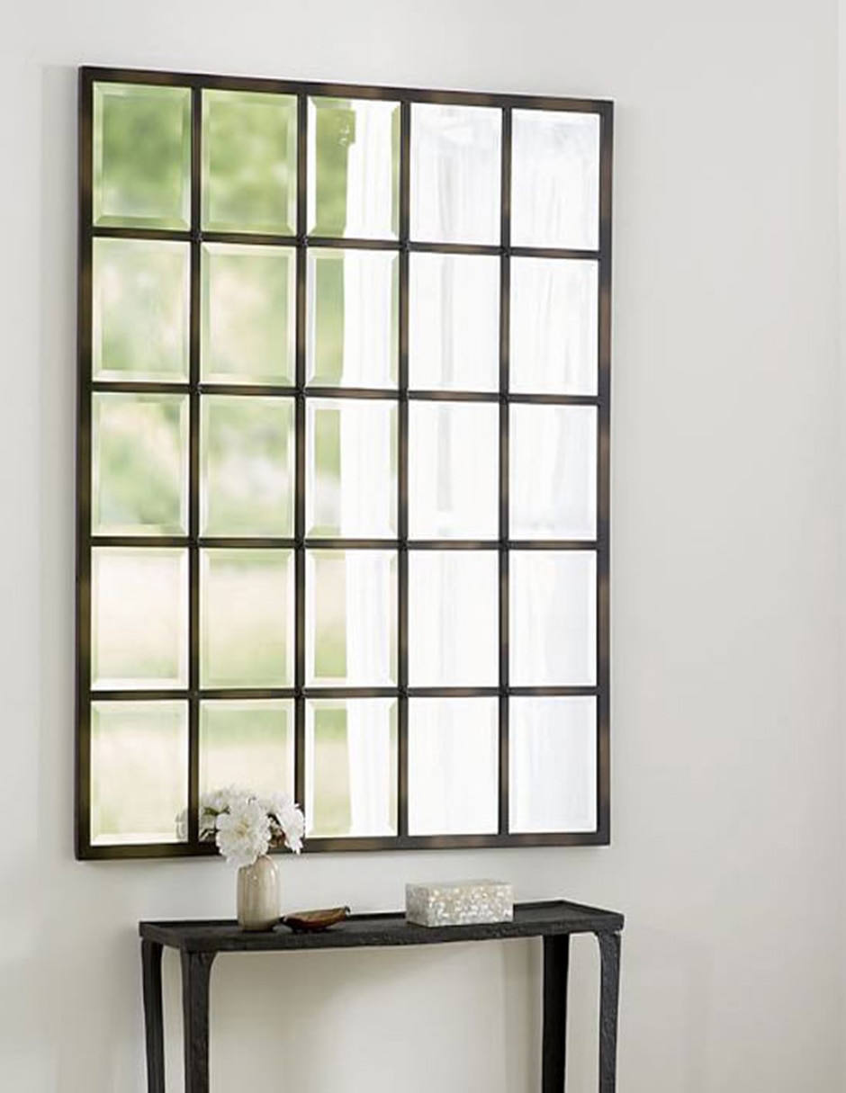 Espejo rectangular Eagan Bronze Finish Espejo rectangular Eagan Bronze Finish