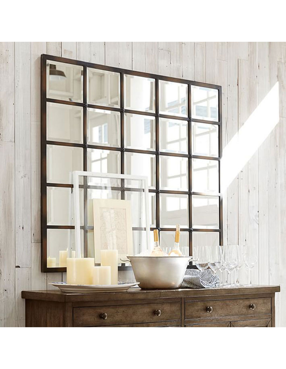 Espejo rectangular Eagan Bronze Finish