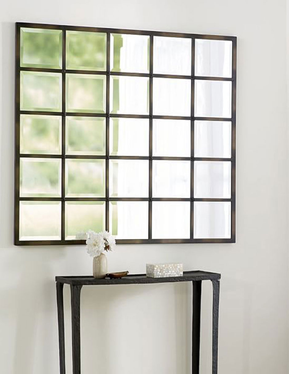 Espejo rectangular Eagan Bronze Finish