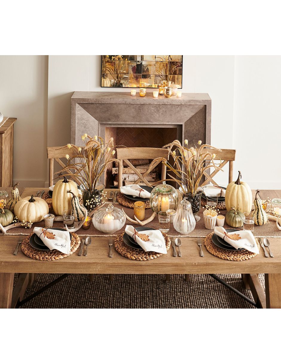 Mantel individual redondo de jacinto de agua Beachcomber