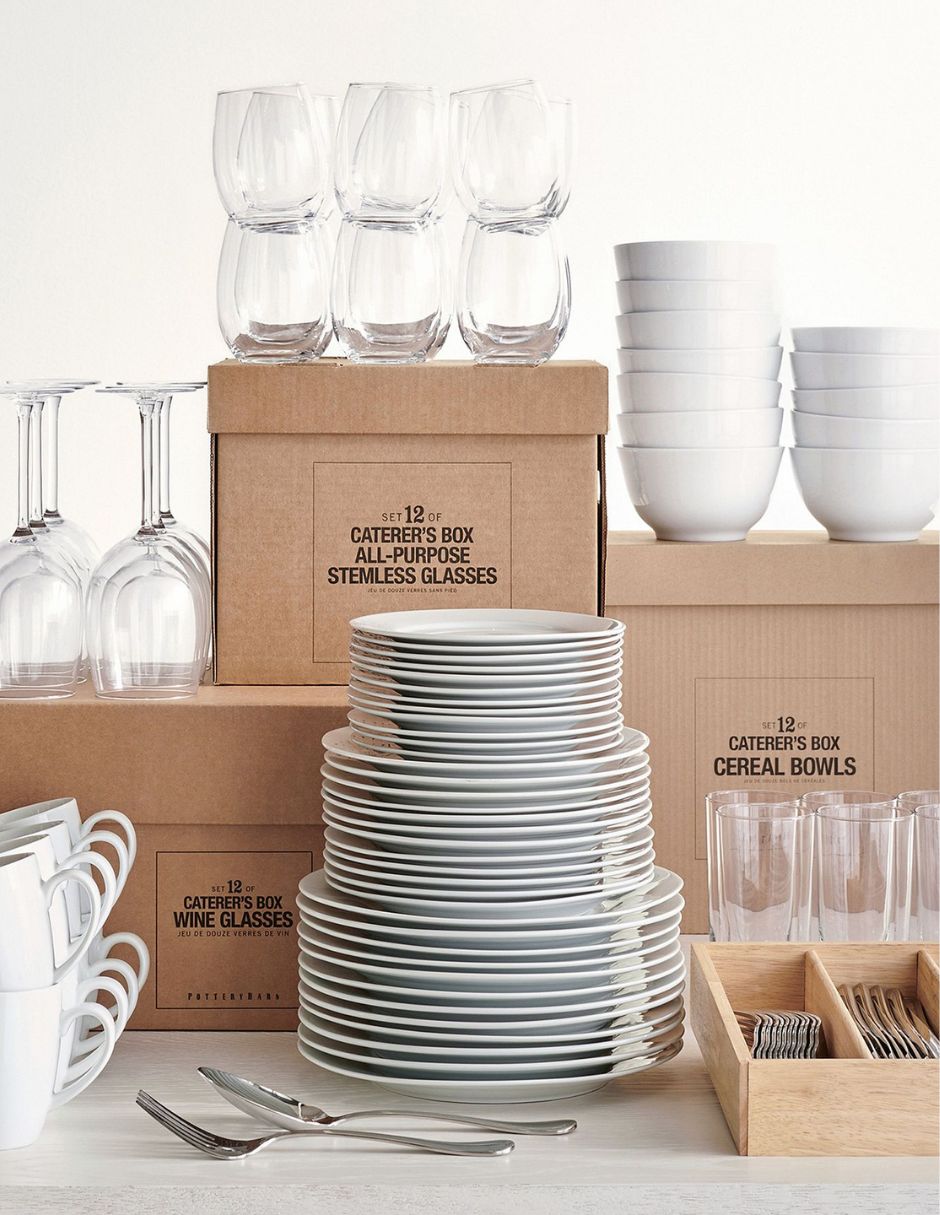 Set de platos para ensalada caterers's box de porcelana 12 piezas 4