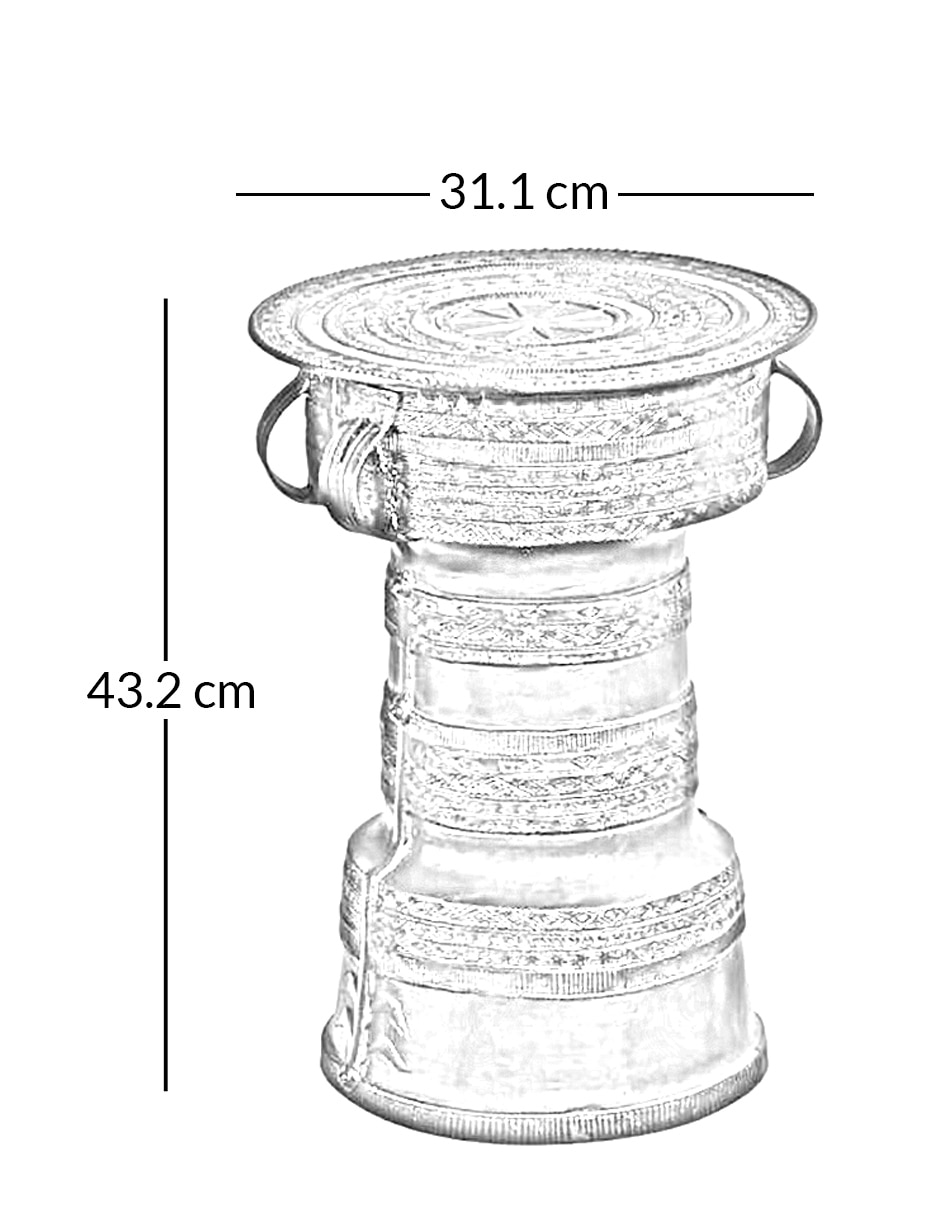 Mesa para jardín Frog Drum 6