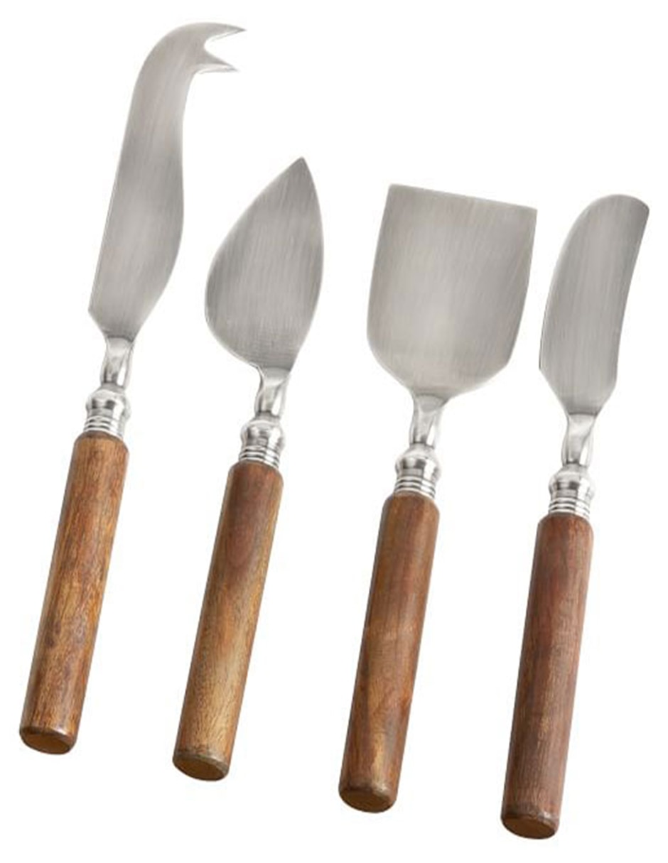 Set de cuchillos para quesos chateau 4 piezas