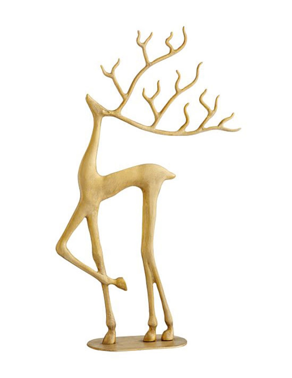 Accesorio decorativo brass sculpted