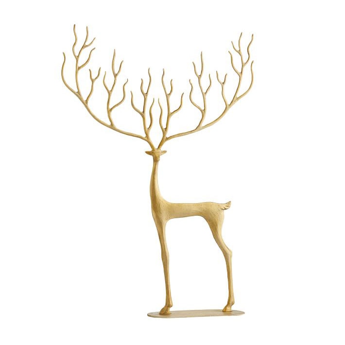 Accesorio decorativo brass sculpted