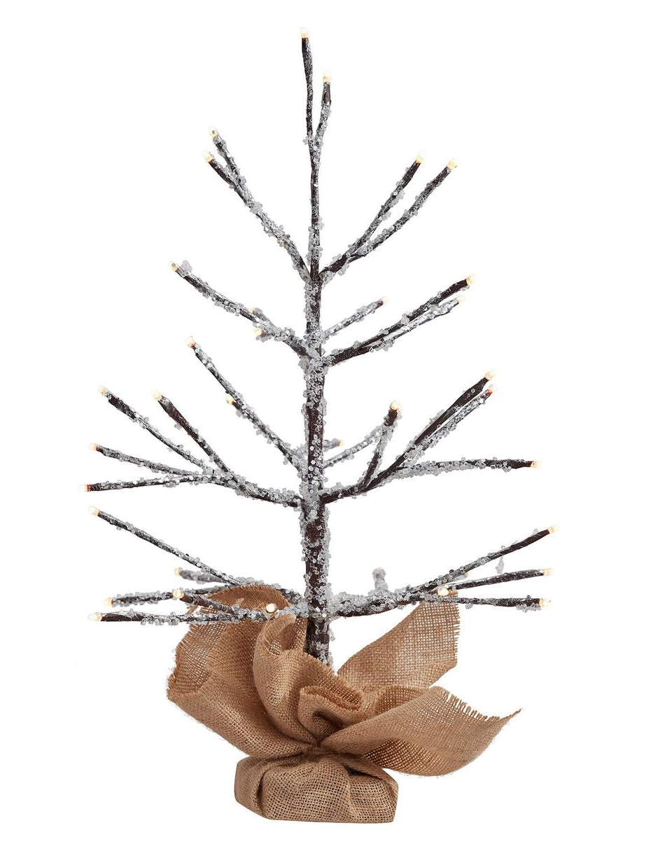 Pino Snow Crystal con luz 45 cm