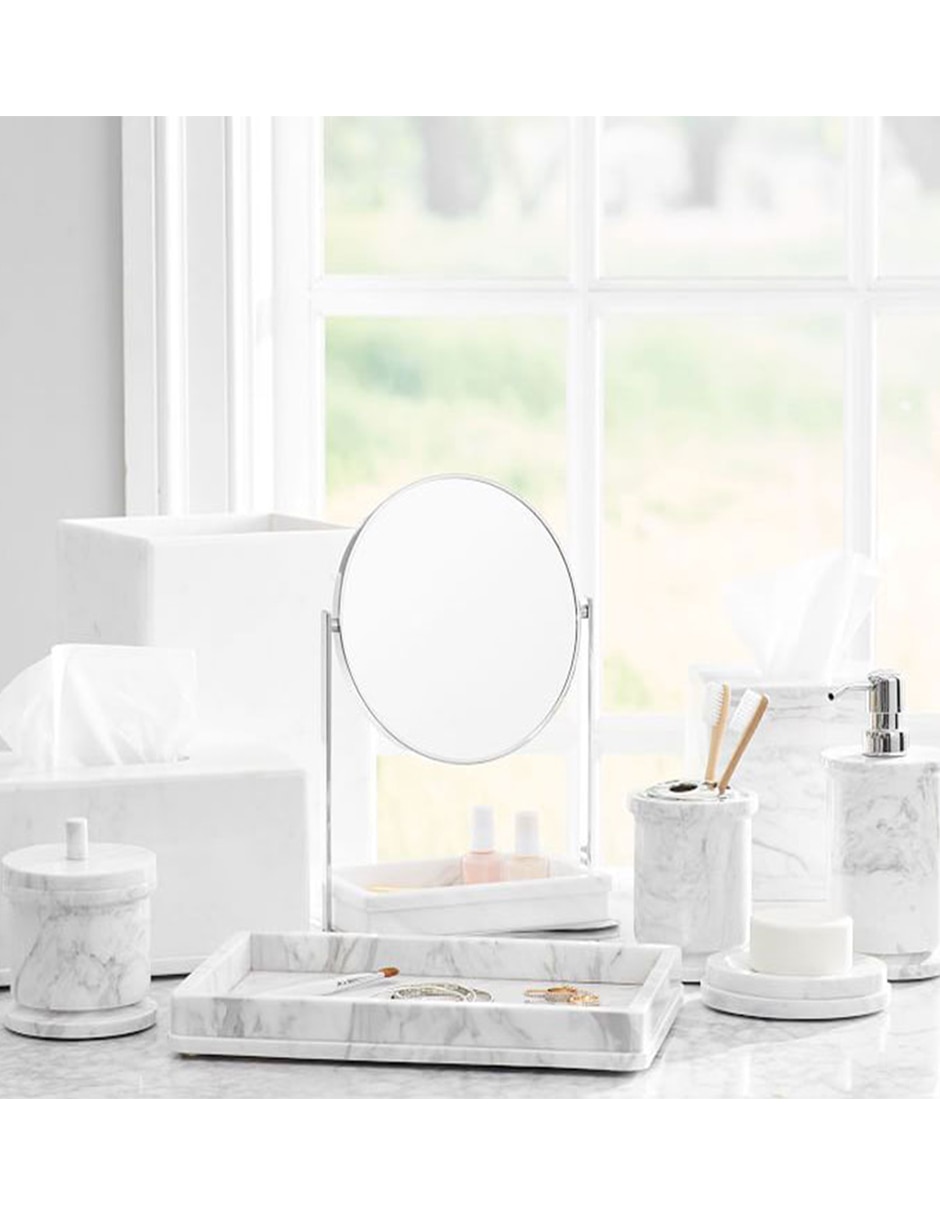 Frasco decorativo monique lhuillier marble de mármol 2