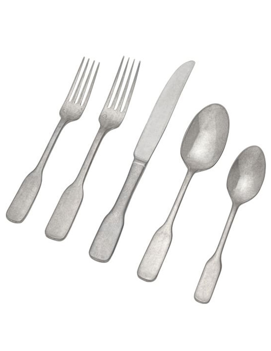 Set cubiertos fortessa ashton de acero inoxidable 5 piezas Set cubiertos fortessa ashton de acero inoxidable 5 piezas