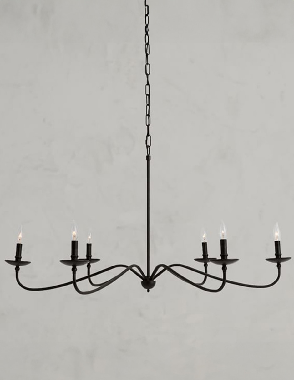 Candelabro de acero Lucca Candelabro de acero Lucca