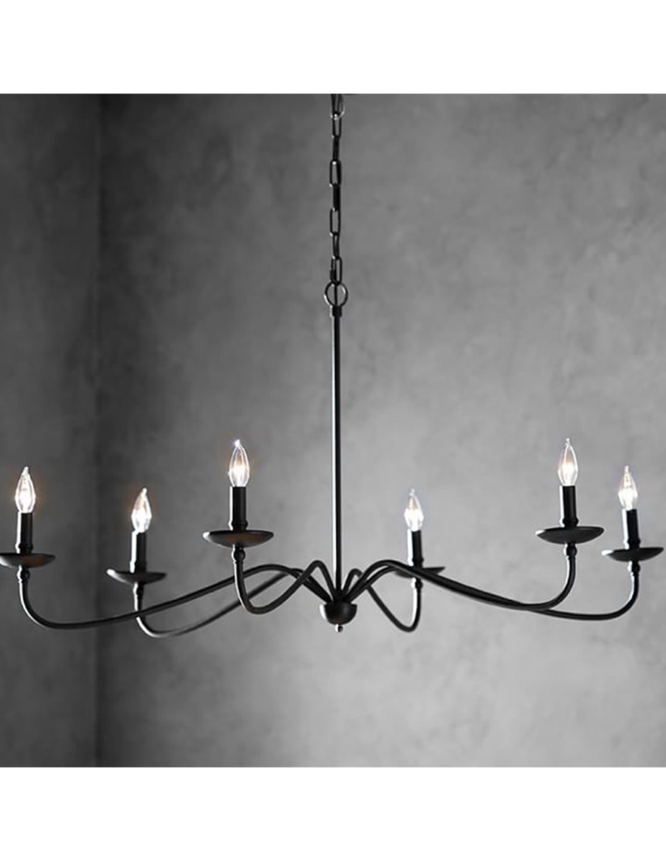 Candelabro de acero Lucca 2