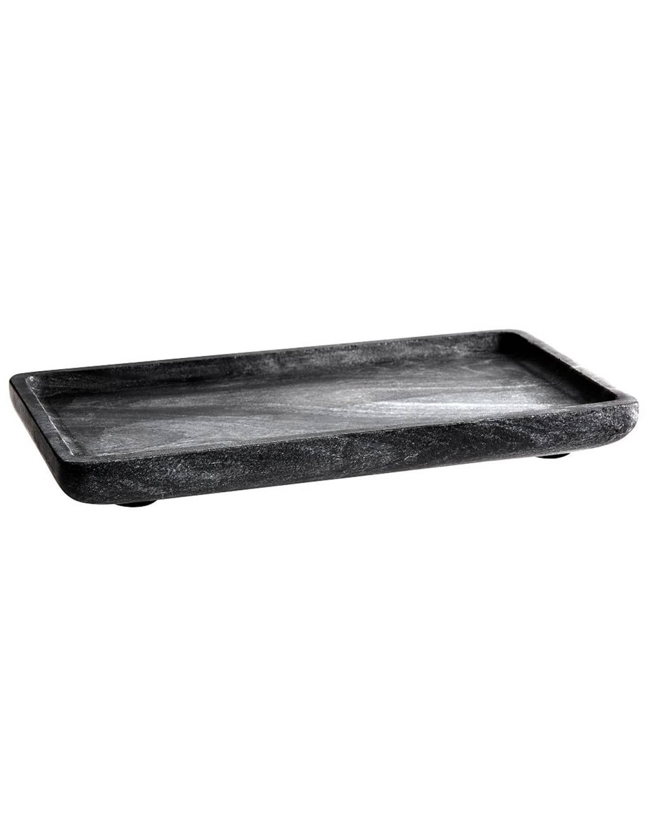 Charola Black Marble de mármol
