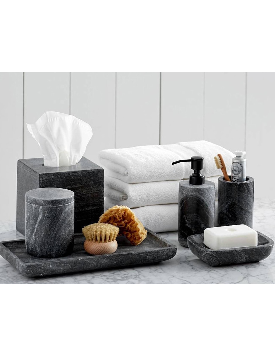Porta cepillo de dientes Pottery Barn Marble