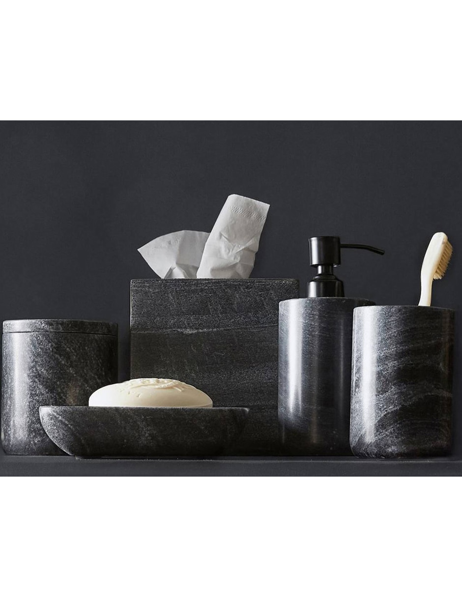 Porta cepillo de dientes Pottery Barn Marble