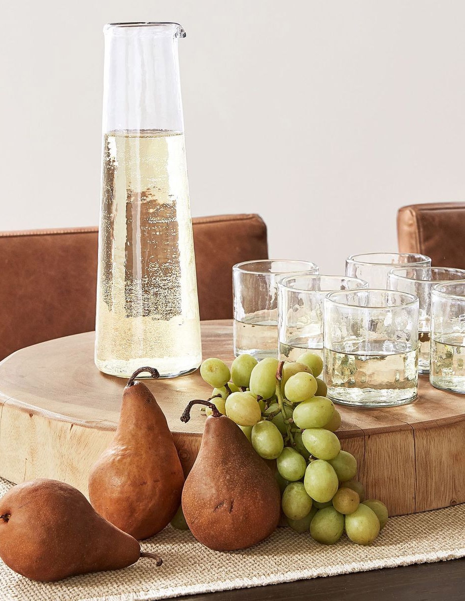 Vaso Hammered de vidrio 3