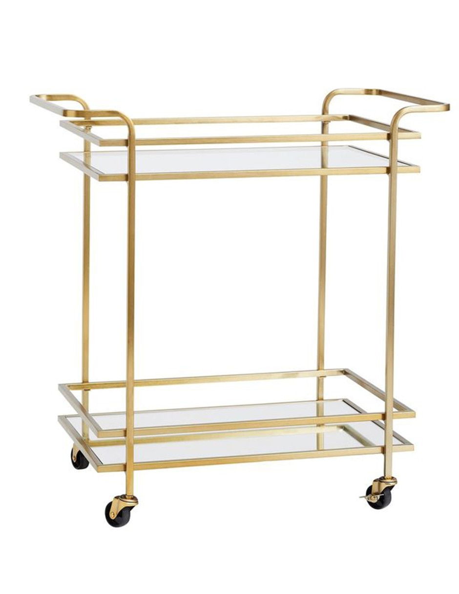 Carrito de bar cocina Skylar hierro