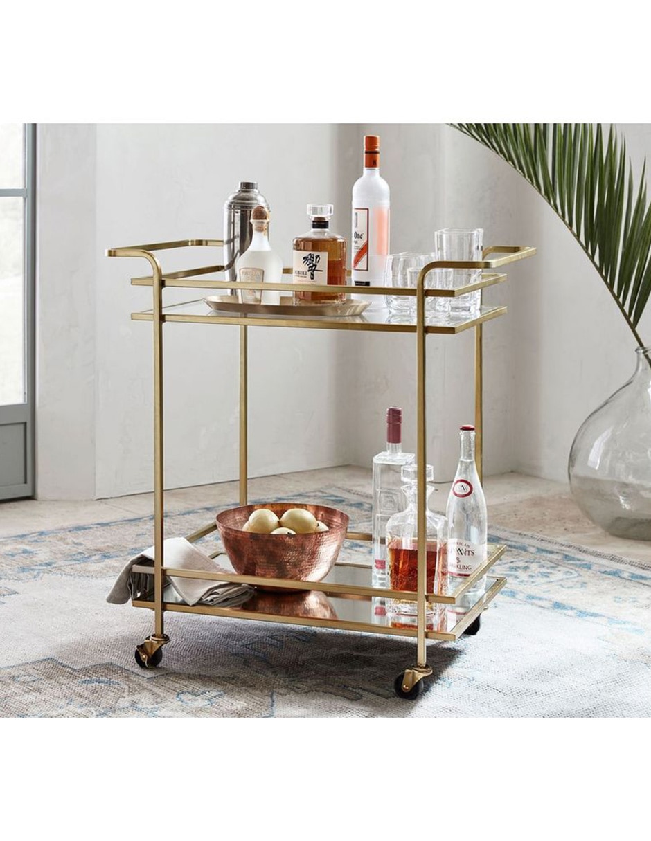 Carrito de bar cocina Skylar hierro 3
