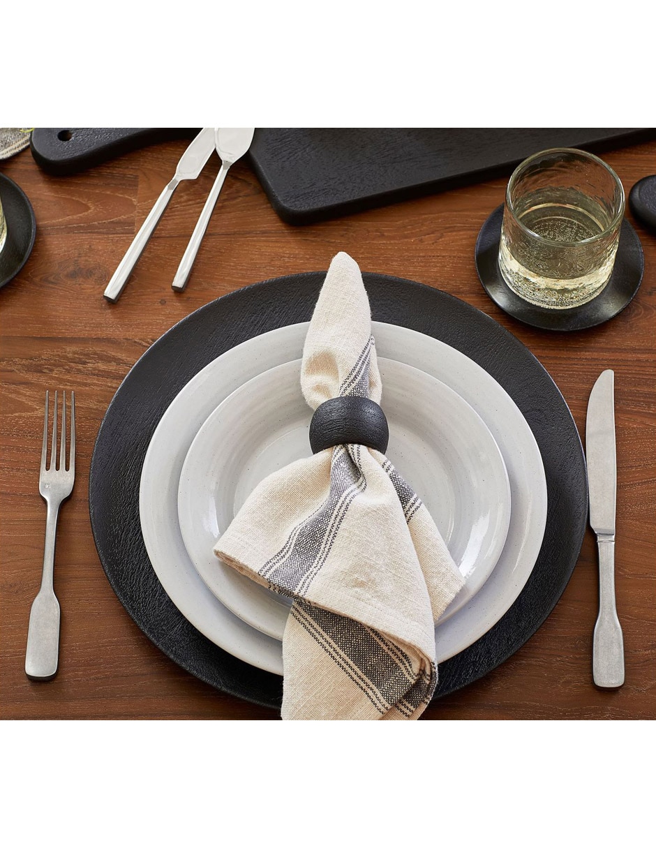 Plato base Chateau de madera