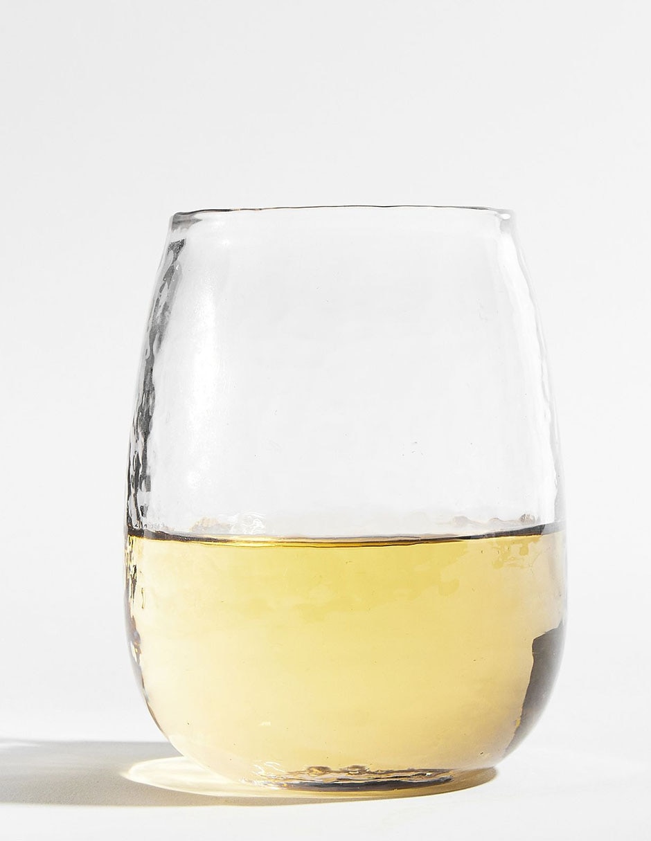 Vaso para agua Hammered de cristal 1