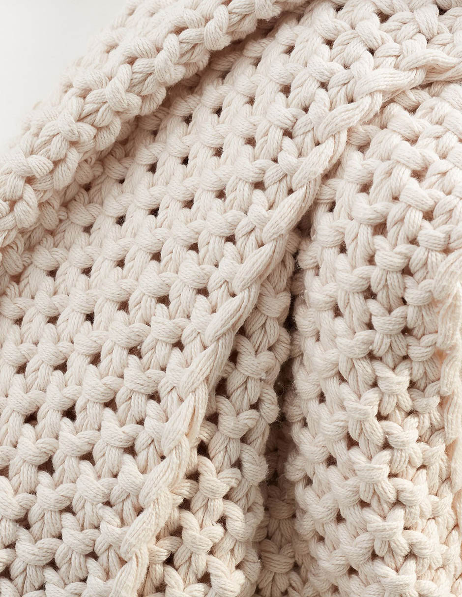 Frazada de tejido semilla Bayside Chunky 2