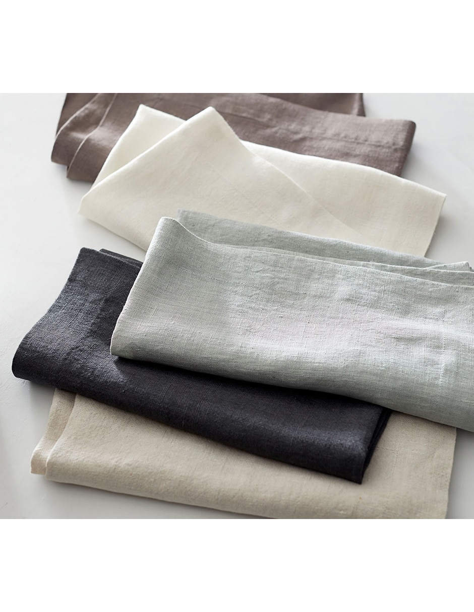 Set servilleta Mason Oversized de lino 4 piezas