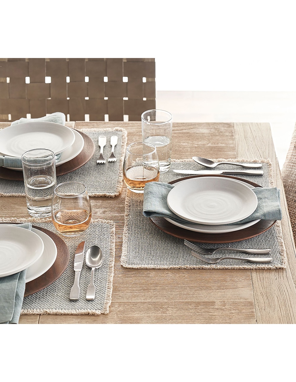 Set servilleta Mason Oversized de lino 4 piezas