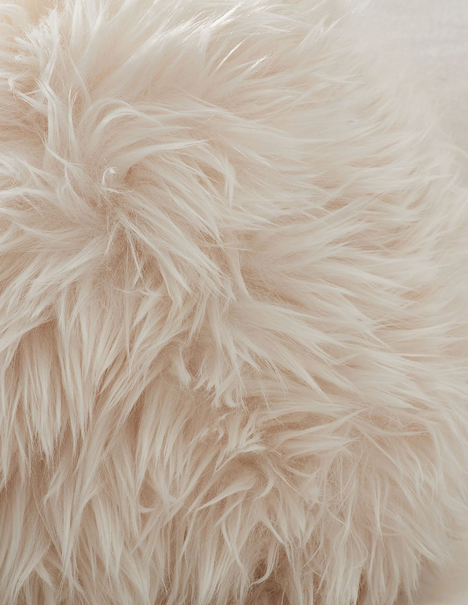 Cojín decorativo faux real fur sphere 5