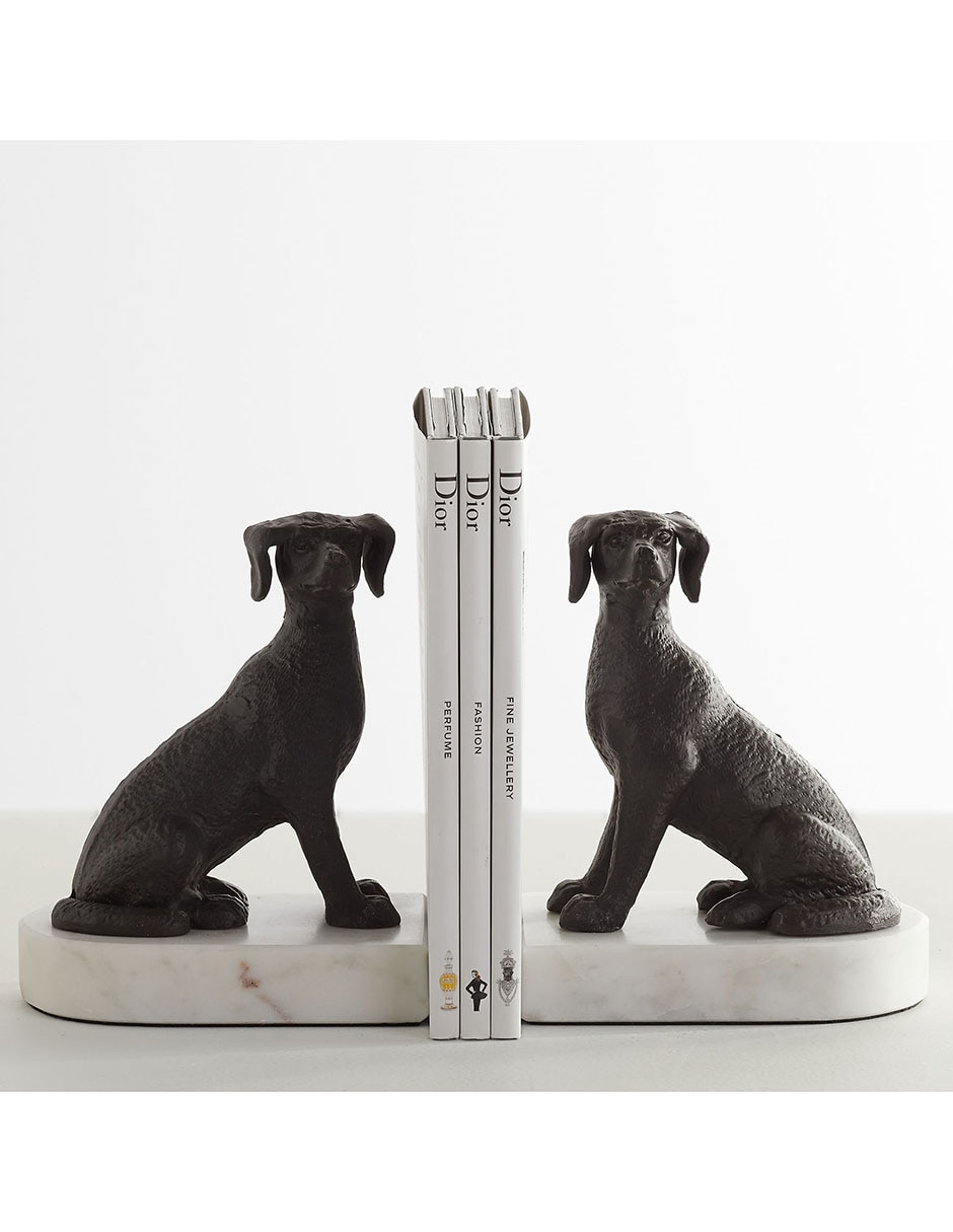 Sujetalibro marble dog