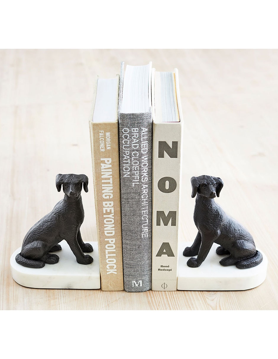 Sujetalibro marble dog 2