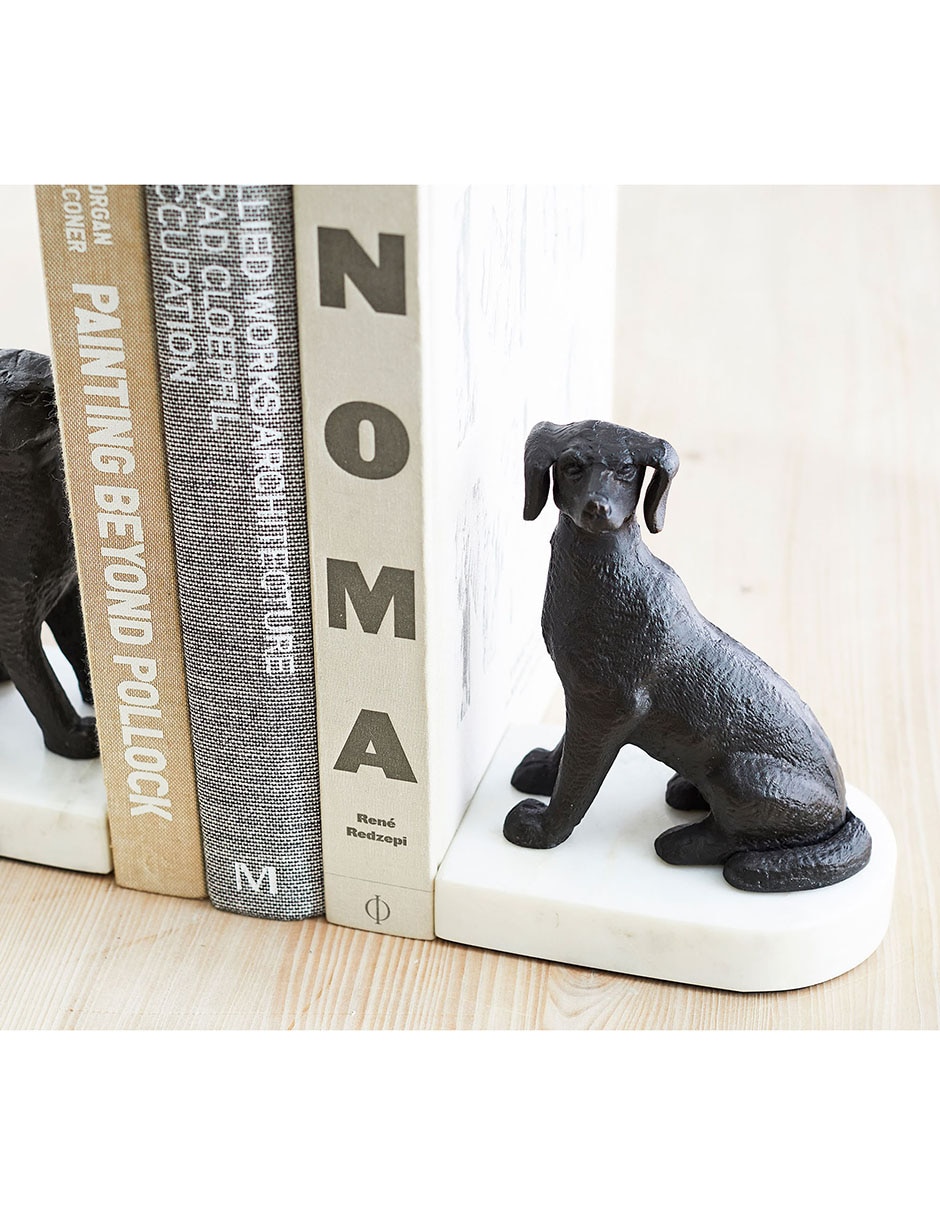 Sujetalibro marble dog 3