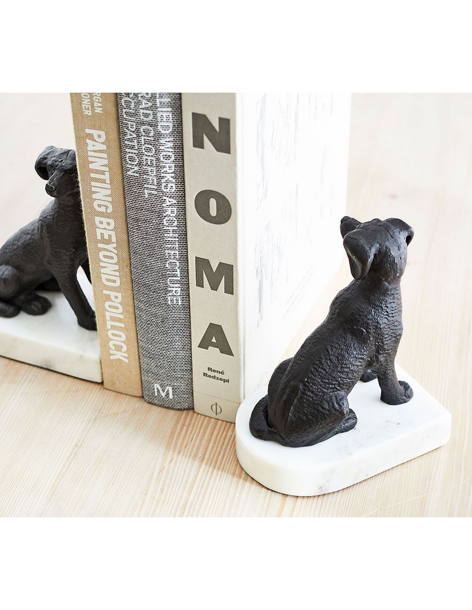 Sujetalibro marble dog 4