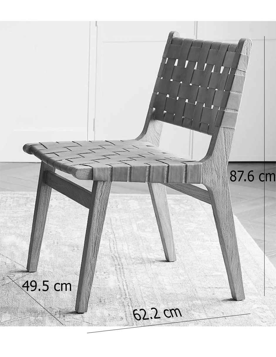 Silla Fenton de piel Silla Fenton de piel