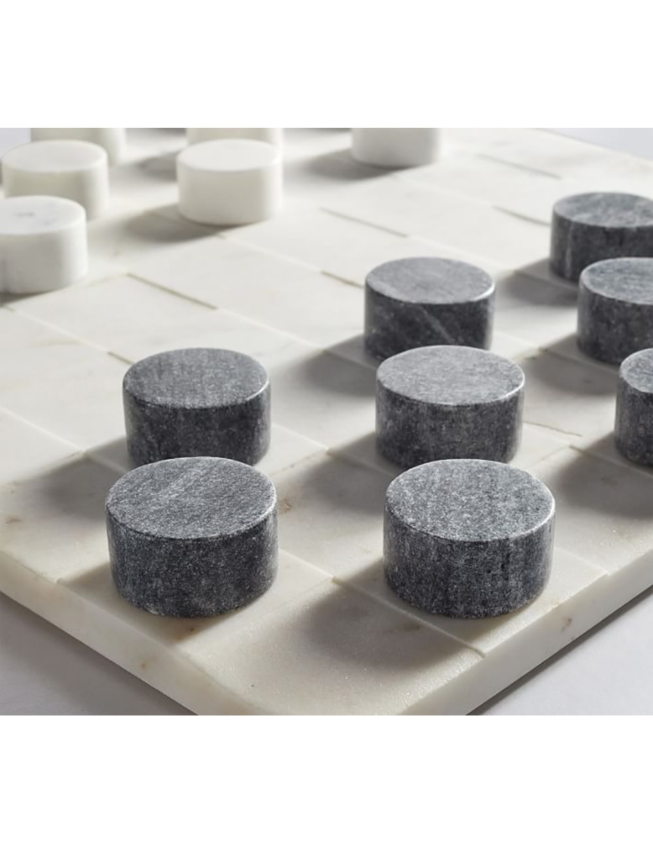 Juego de Damas Handcrafted Marble