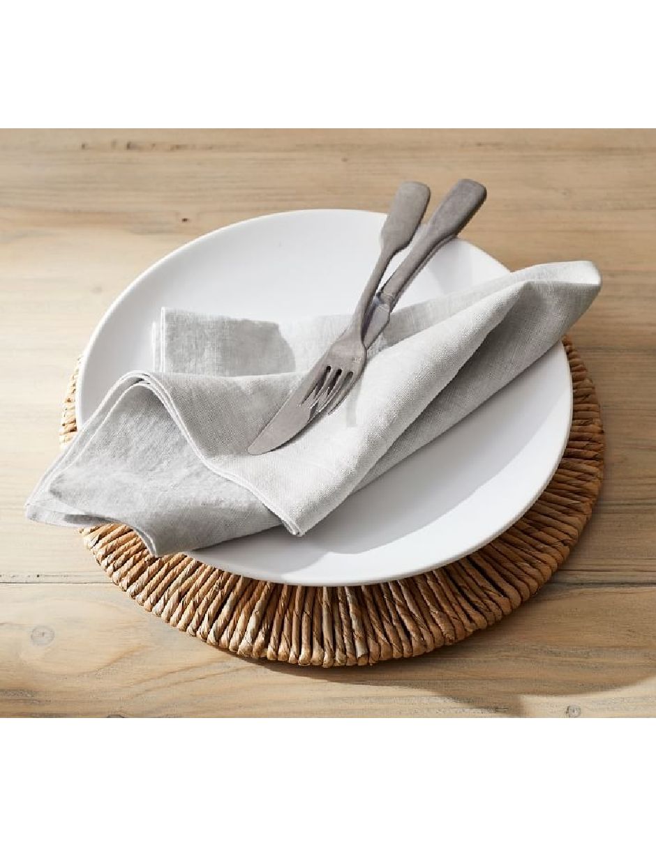 Plato base Malibu Handwoven de ratán