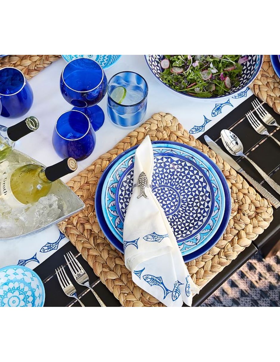 Plato base Beachcomber de fibras naturales
