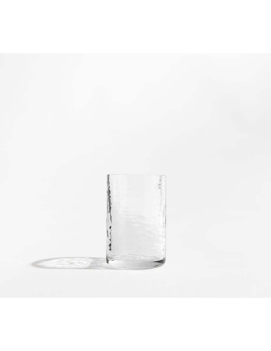 Porta cepillo de dientes Pottery Barn Hammered Glass