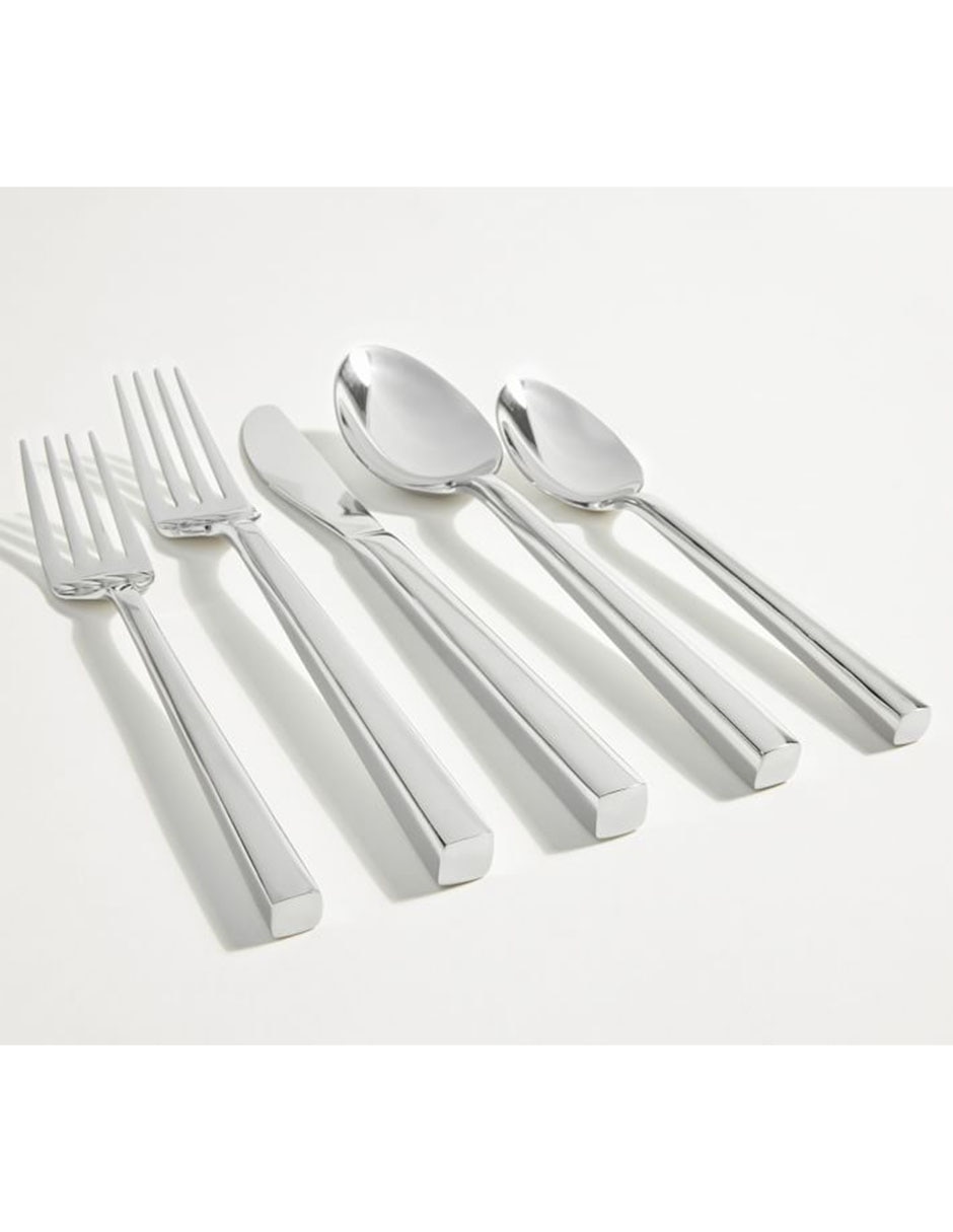 Set cubiertos luna stainless de acero inoxidable 5 piezas