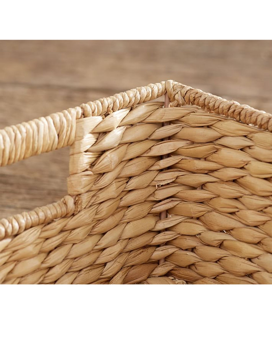 Canasta con forma rectangular Seagrass Basket de hierbas marinas Canasta con forma rectangular Seagrass Basket de hierbas marinas