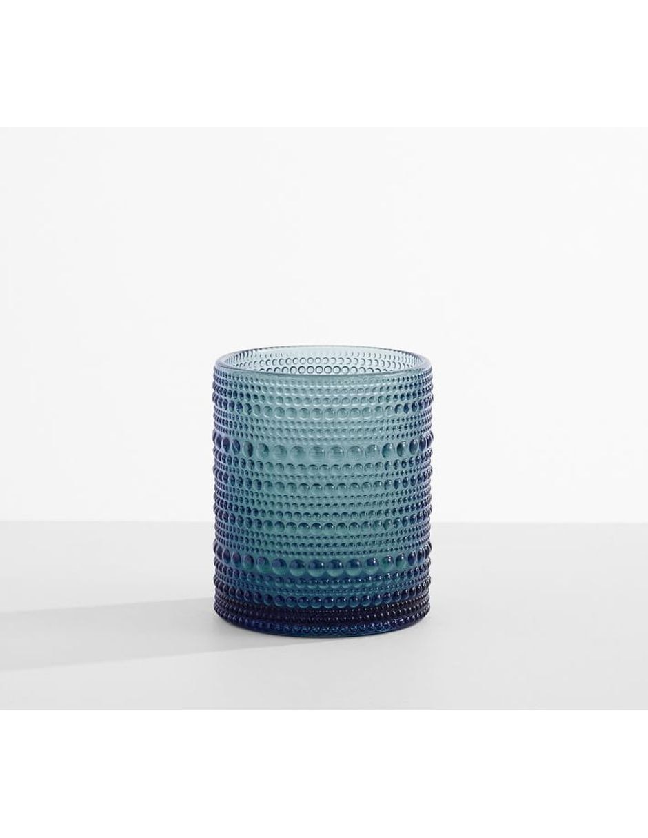 Vaso para agua Jupiter Hobnail de vidrio