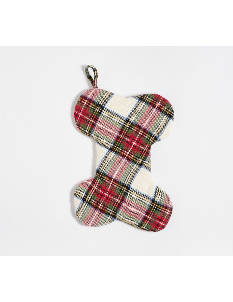 Bota decorativa Stewart Plaid estampado a cuadros