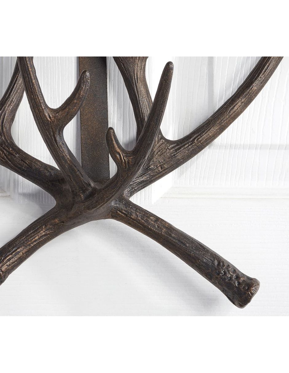 Ganchos Antler Bronze de metal 2