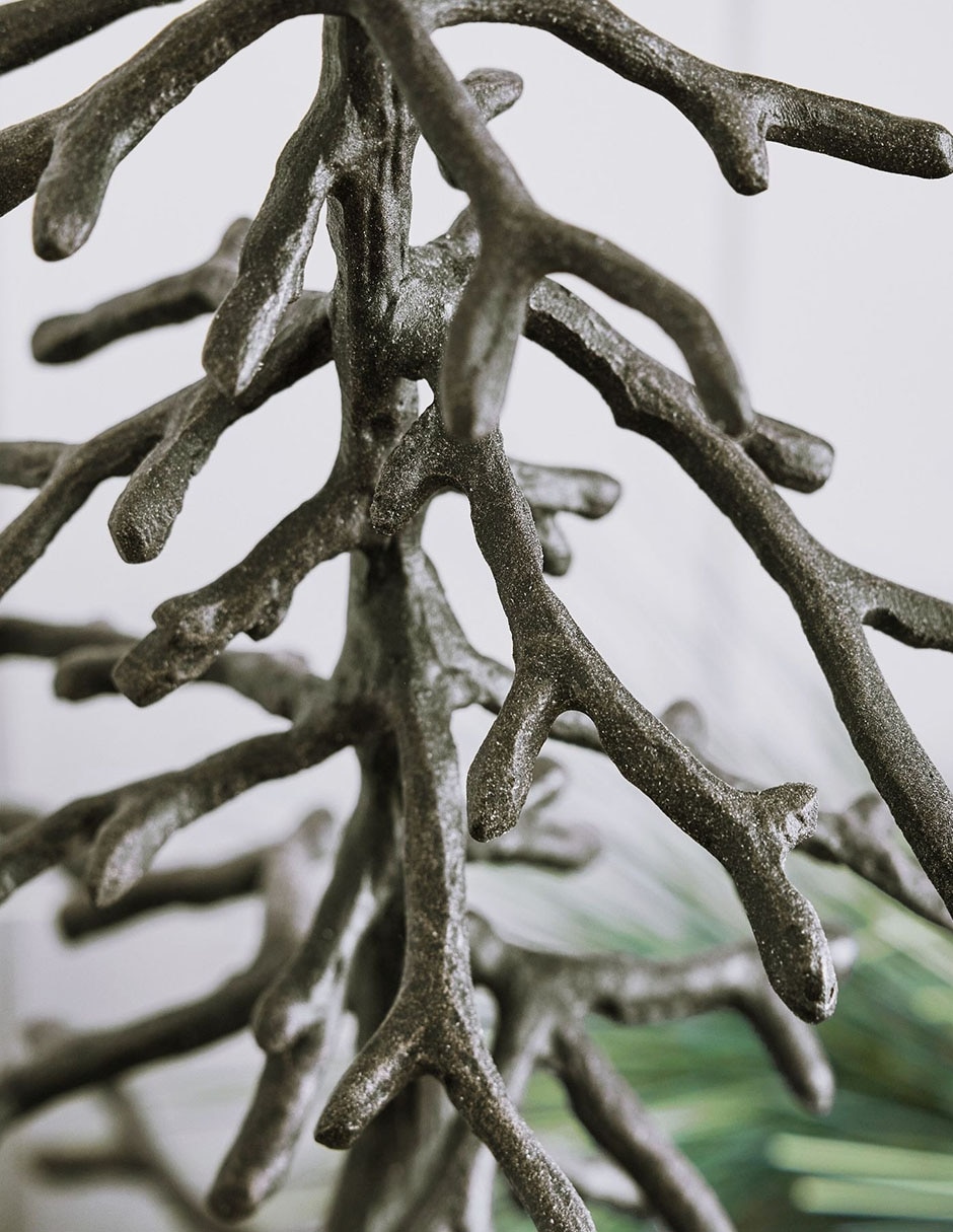 Accesorio decorativo Sculpted bronze tree 4