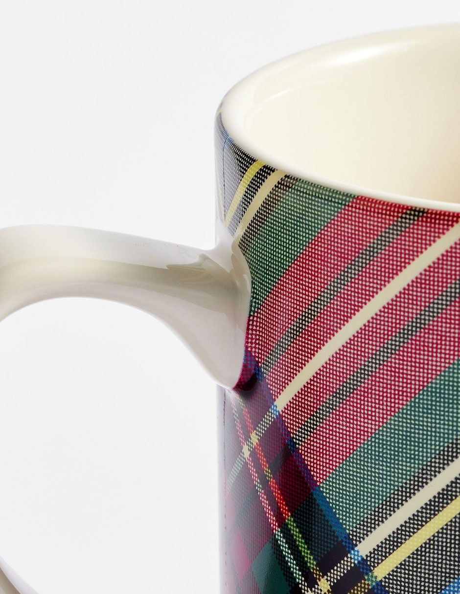 Set de tazas americanas Stewart Plaid Mugs 4 piezas 3