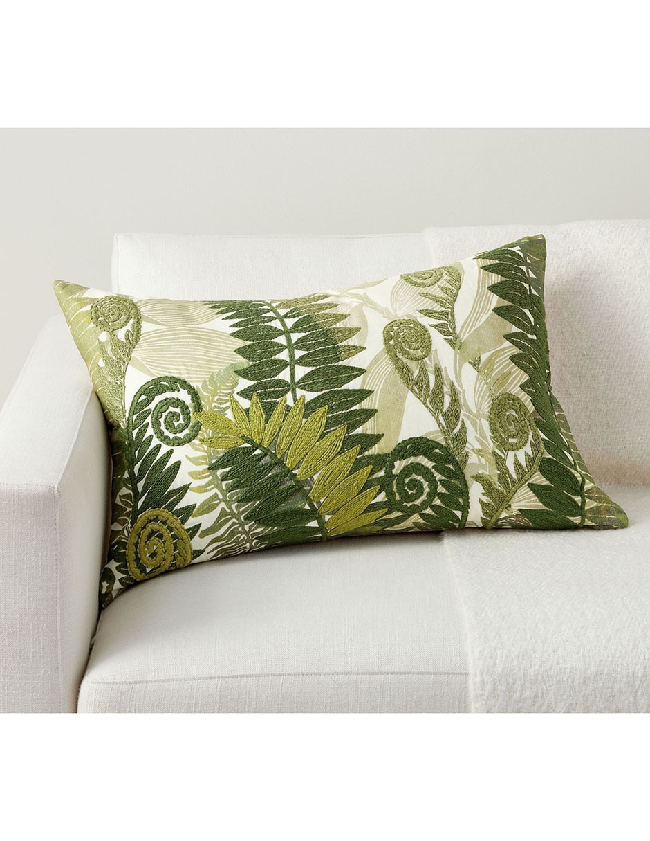 Funda cojín Fern Botanical Embroidered Funda cojín Fern Botanical Embroidered