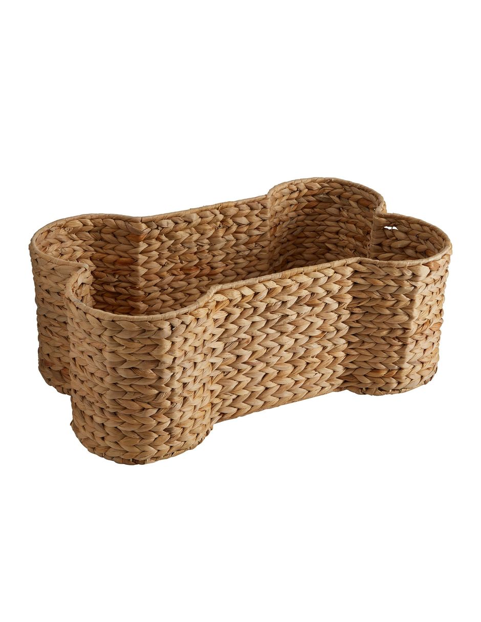 Canasta con forma de hueso Pet Storage Canasta con forma de hueso Pet Storage