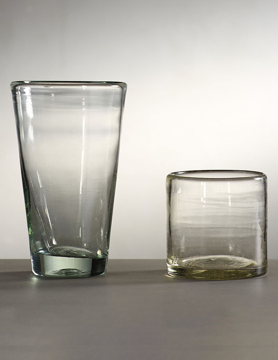 Vaso para agua Santino Handcrafted de vidrio