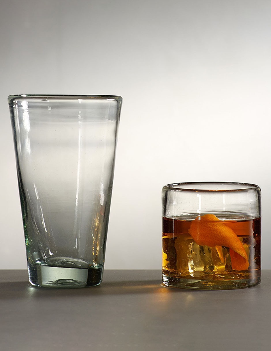 Vaso para agua Santino Handcrafted de vidrio