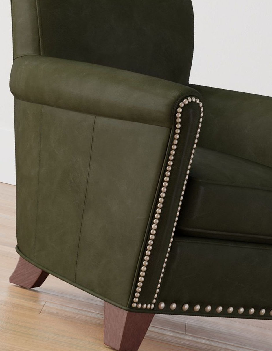 Sillón Irving de piel Sillón Irving de piel